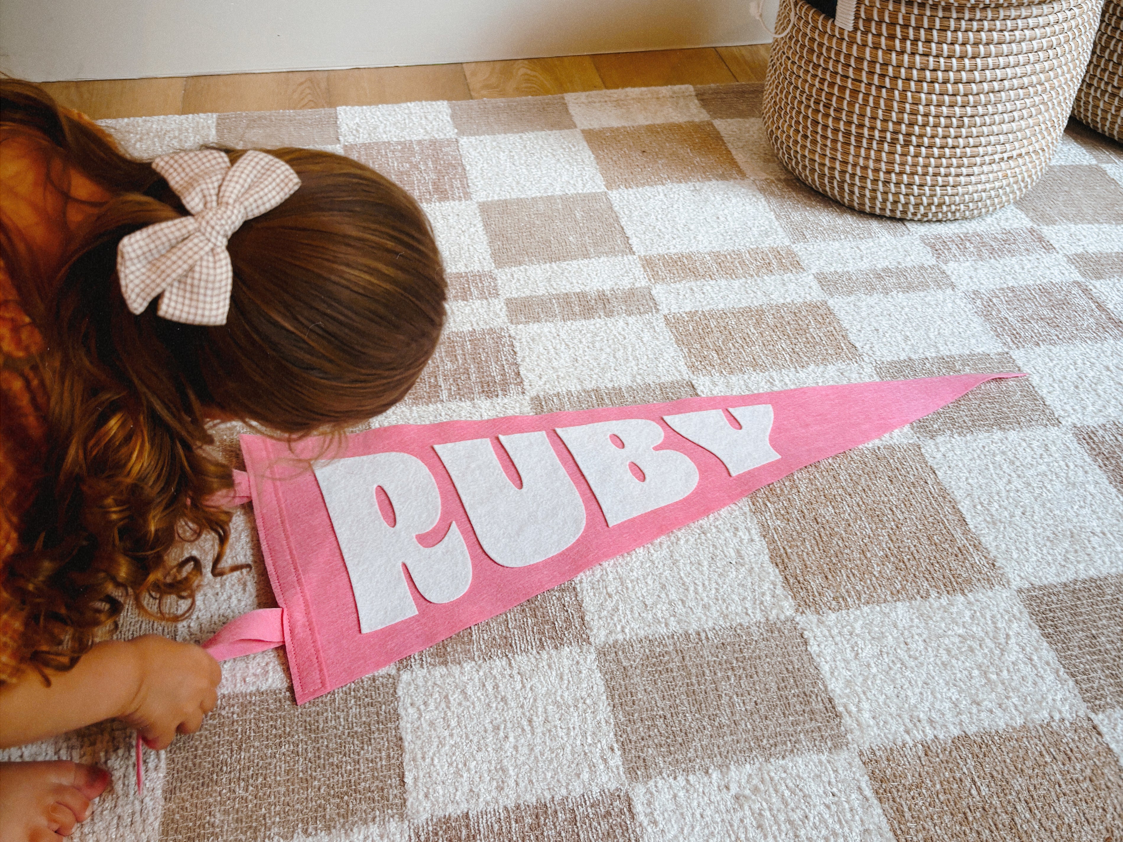 Ruby Personalized Pennant