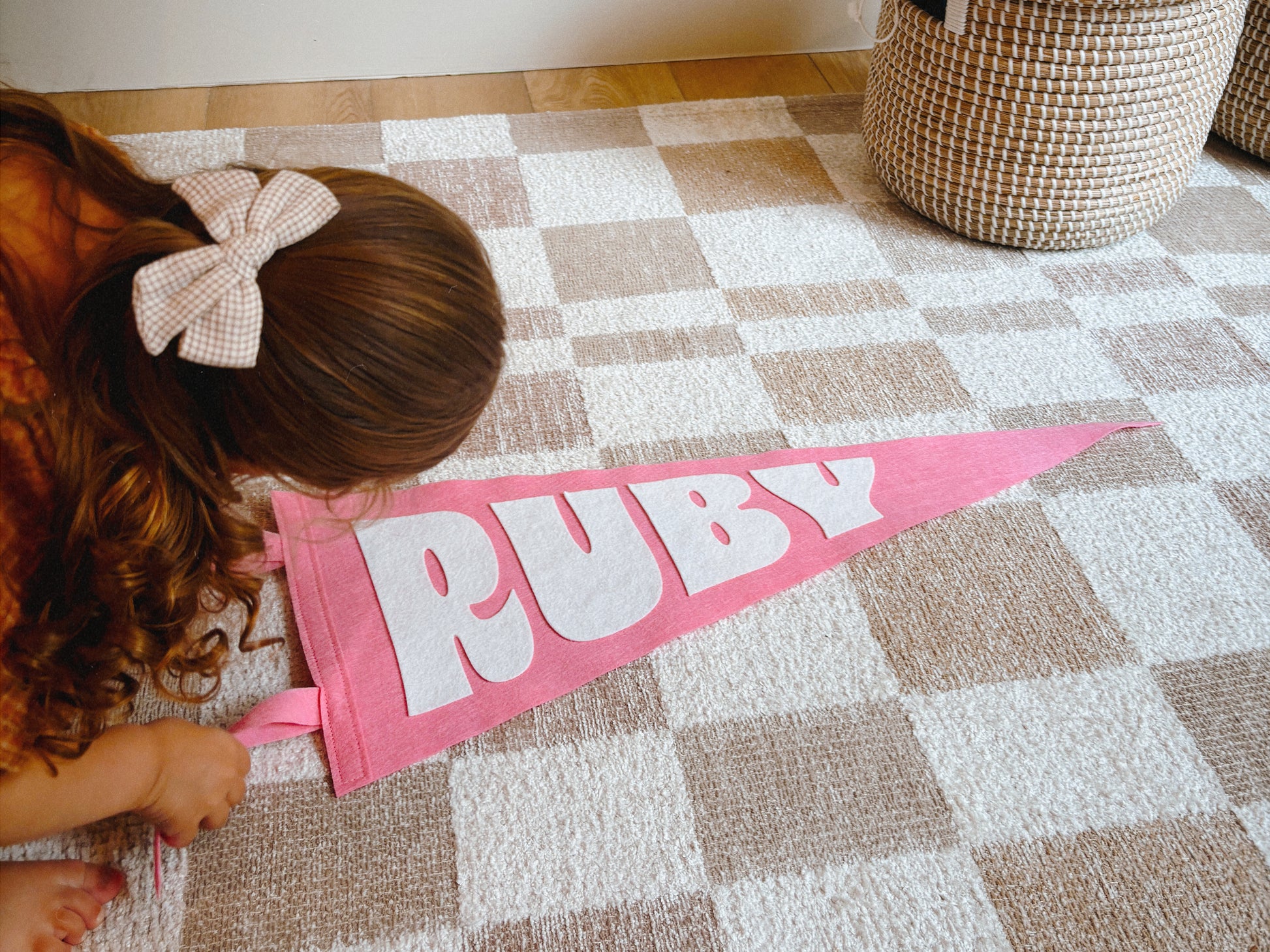 Ruby Personalized Pennant