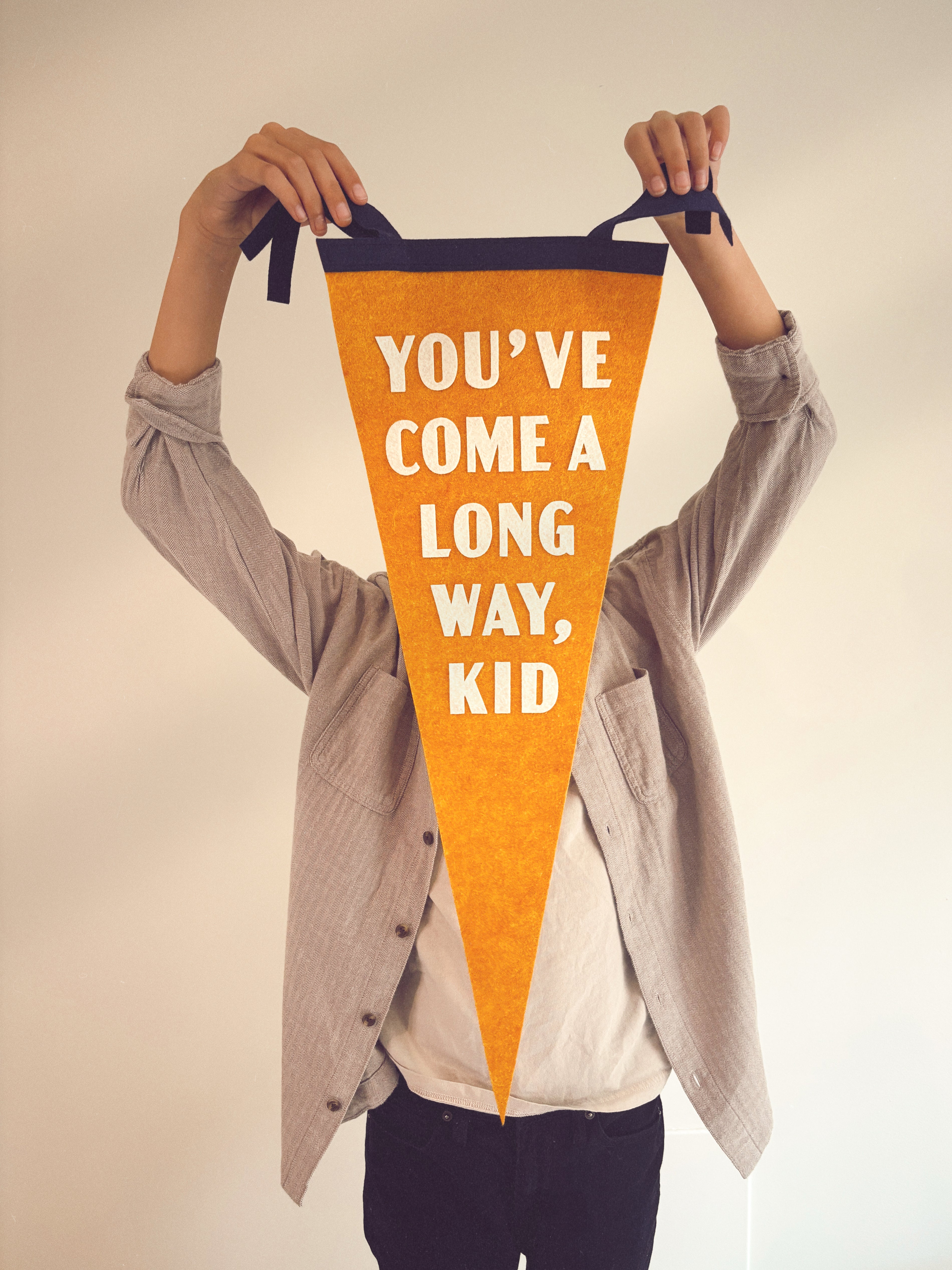 You've Come A Long Way Kid Pennant